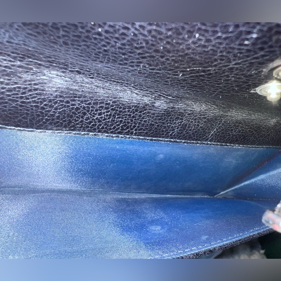 Authentic Vintage Christian Dior Canvas with Leather trim Continental Wallet - Picture 11 of 12